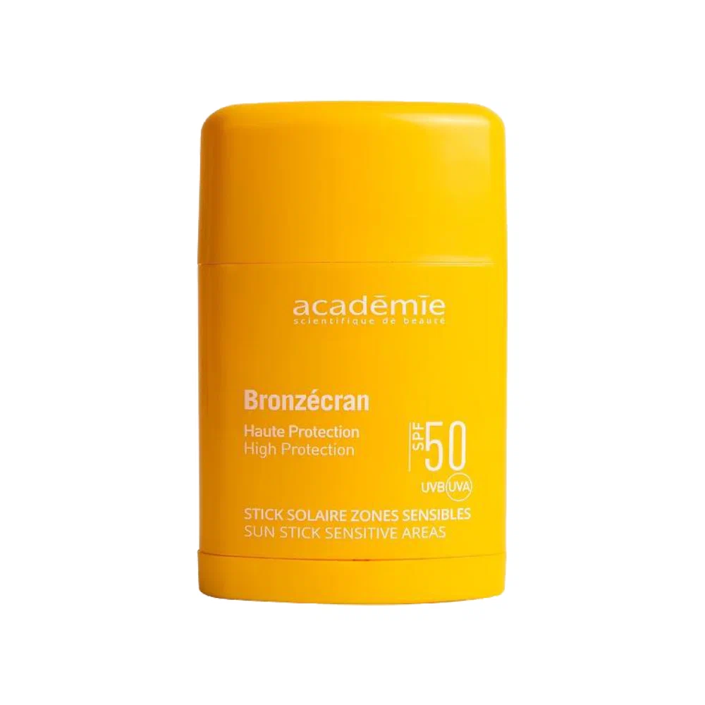 Academie Солнцезащитный стик для лица и чувств зон, SPF50+, 10г