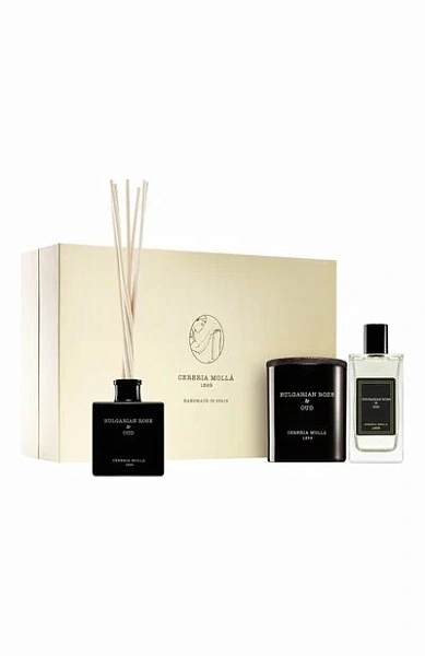 Подарочный сет III BOUTIQUE Bulgarian Rose & Oud (свеча+диффузор+спрей)