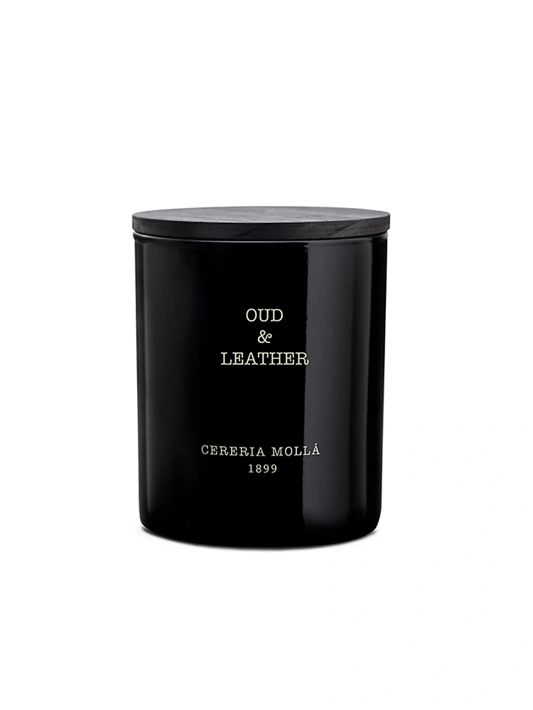 CM Свеча BOUTIQUE Oud & Leather 230г